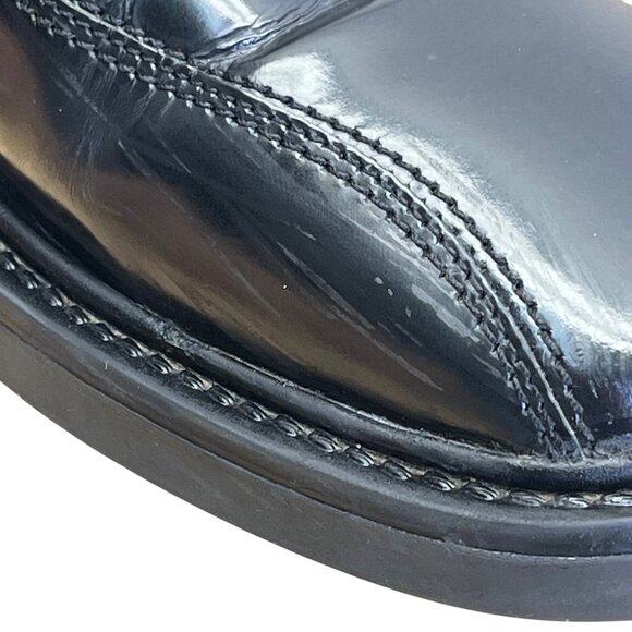 Stacy Adams Men’s Black Leather Lace Up Bike Toe Oxford Shoes Size 10.5M - Picture 9 of 14